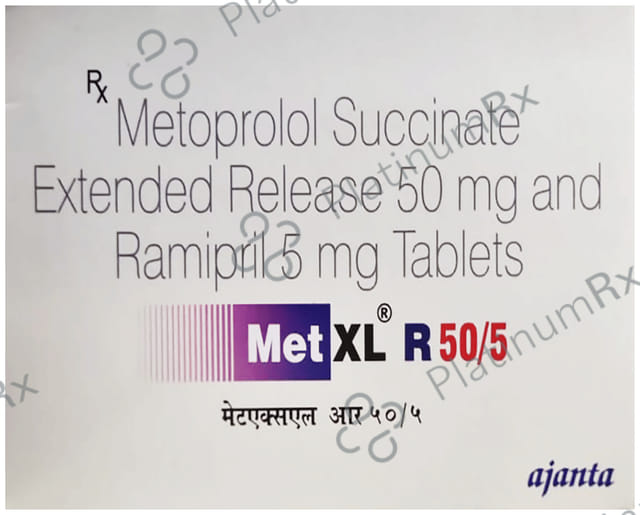 Met XL R 50/5mg Tablet 15s