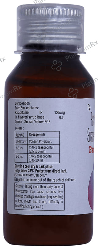 Paratee 125 Oral Suspension 60ml