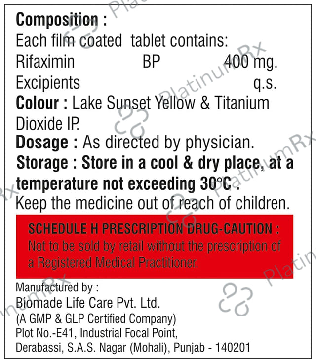 Rifatac 400 Tablet
