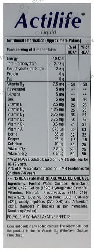 Actilife Liquid 200ml