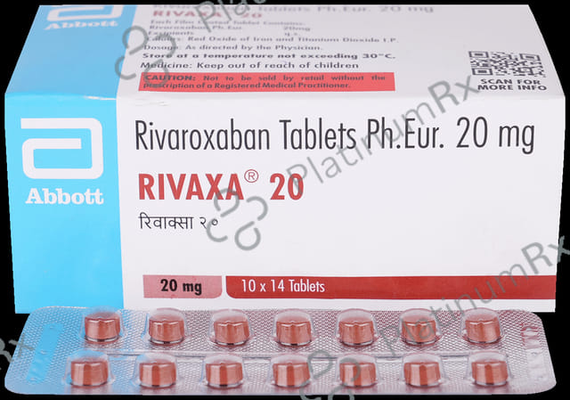 Rivaxa 20mg Tablet 14s
