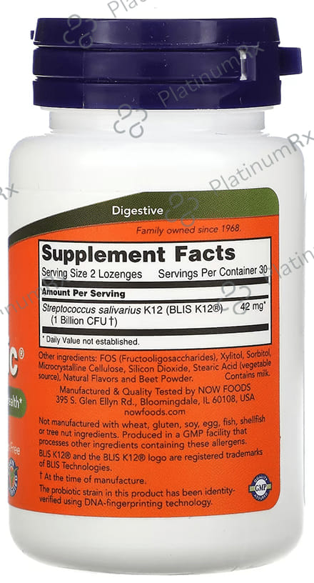 Now Oral Biotic Lozenges