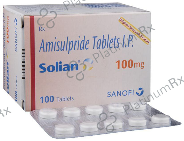 Solian 100mg Tablet 10s