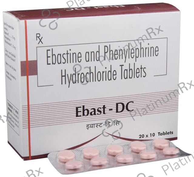 Ebast DC 10/10mg Tablet 10s