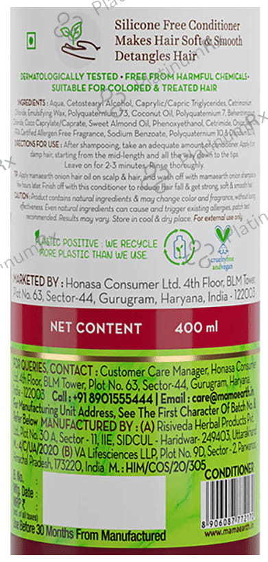 Mamaearth Onion Conditioner 400ml