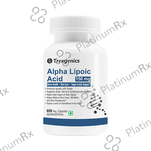 Trexgenics Alpha lipoic Acid Veg Capsule 60s