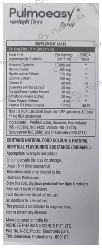 Pulmoeasy Syrup
