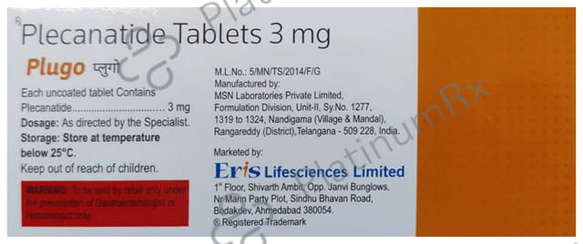 Plugo 3mg Tablet 10s