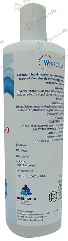 Winscrub Hand Instant Hand Sanitizer