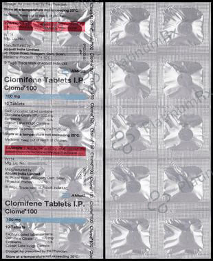 Clome 100mg Tablet 10s