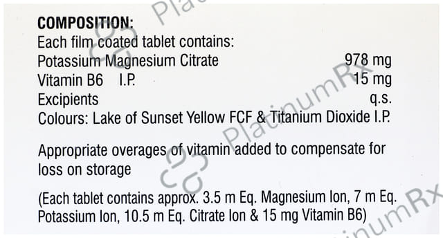 Cotrate B6 978/15mg Tablet 10s