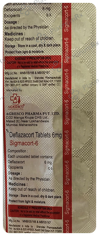 Sigmacort 6 Tablet