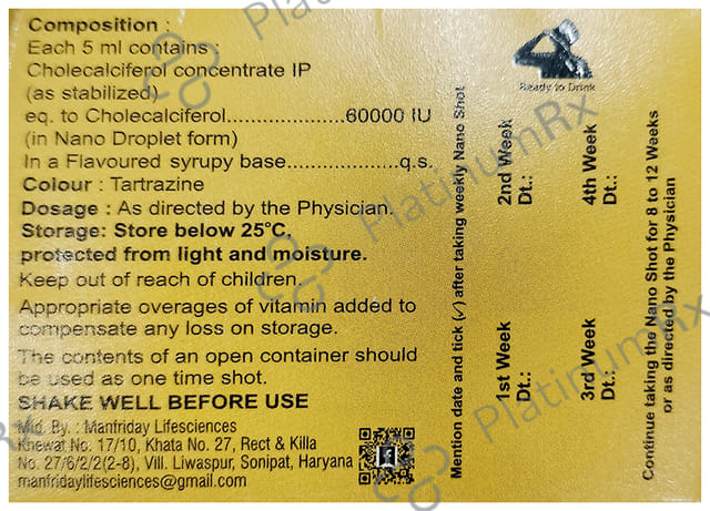 Aquashine Shots Oral Solution Sugar Free 5ml