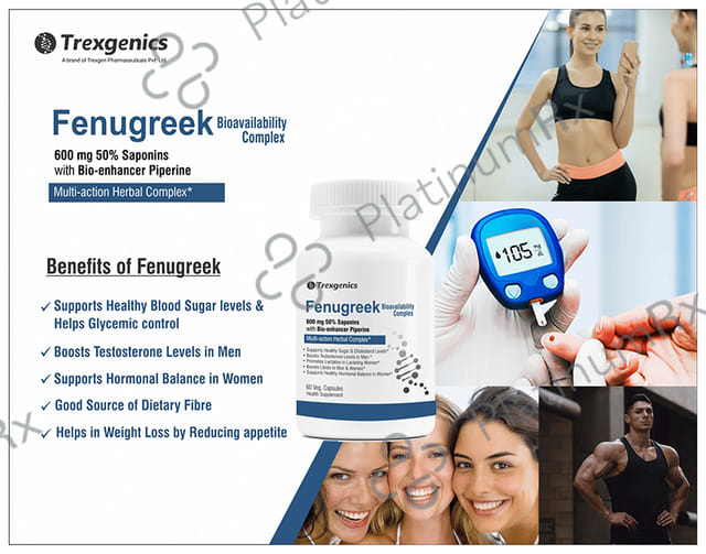 Trexgenics Fenugreek Veg Capsule
