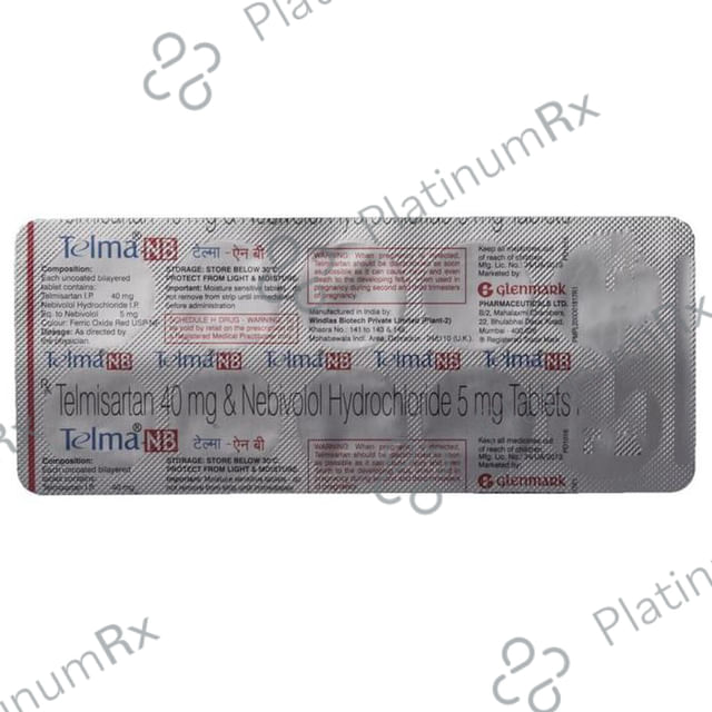 Telma NB 5/40mg Tablet 10s