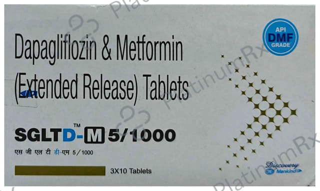Sgltd M 5mg/1000mg Tablet