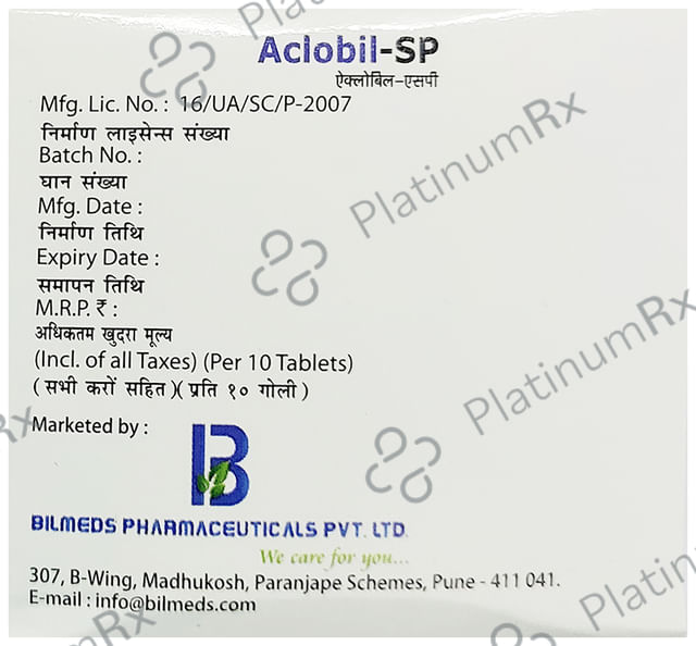 Aclobil SP Tablet 10s