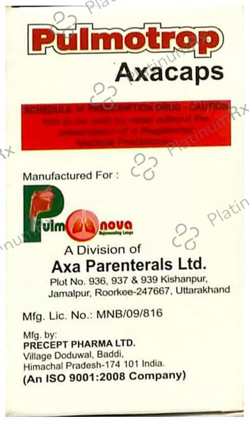 Pulmotrop Axacap