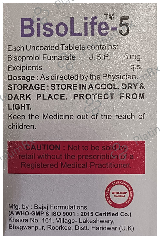 Bisolife 5mg Tablet 10s