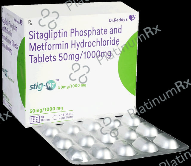 Stig MT 50/1000mg Tablet 15s