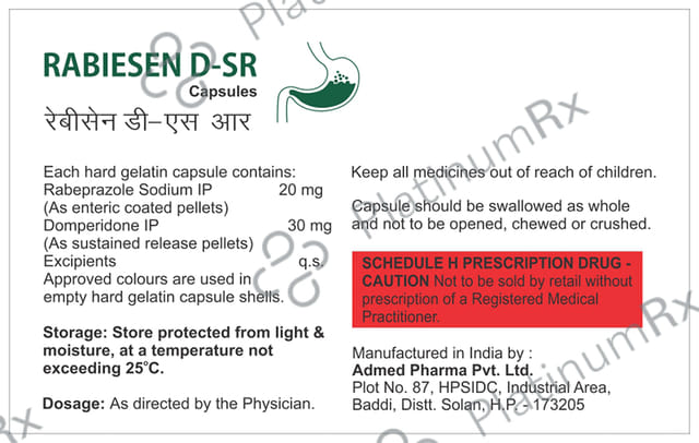 Rabiesen D 30mg/20mg Capsule SR