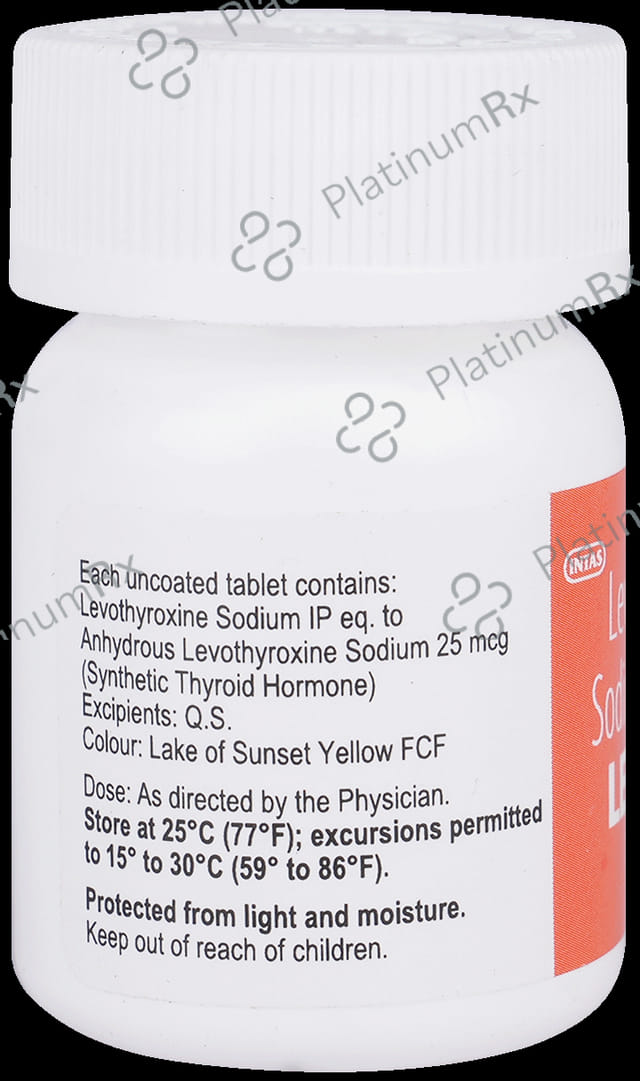 Lethyrox 25mcg Tablet 120s