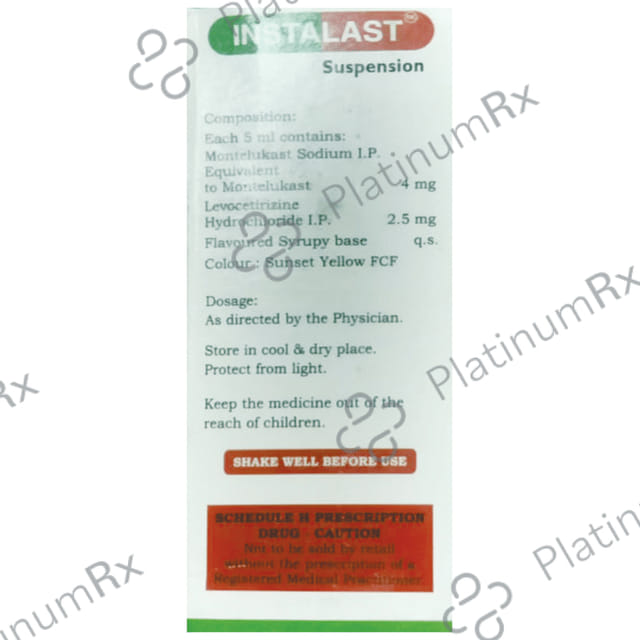 Instalast Oral Suspension Mango