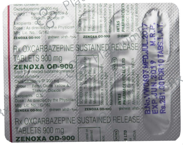 Zenoxa OD 900mg Tablet SR 10s