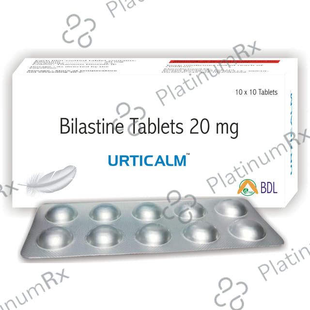 Urticalm 20mg Tablet 10s
