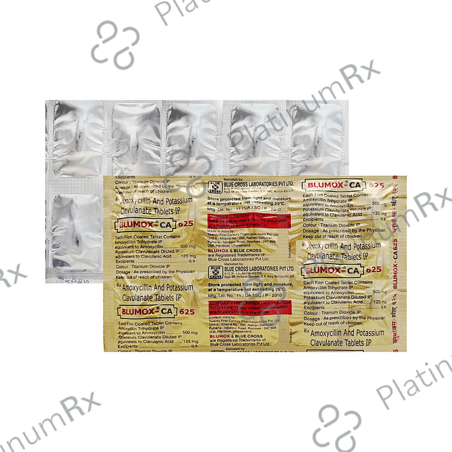 Blumox CA 500/125mg Tablet 10s