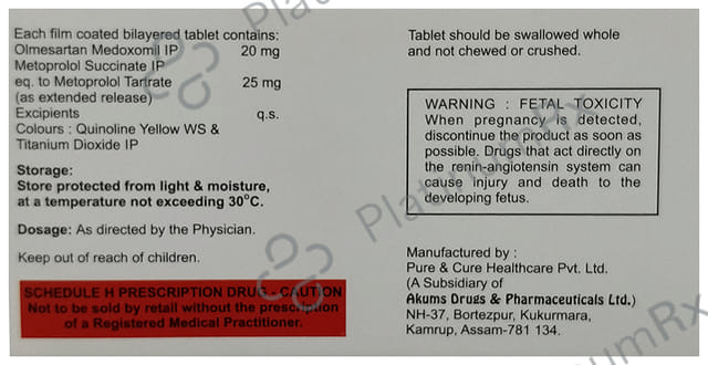 Olmecaid M 25 Tablet ER