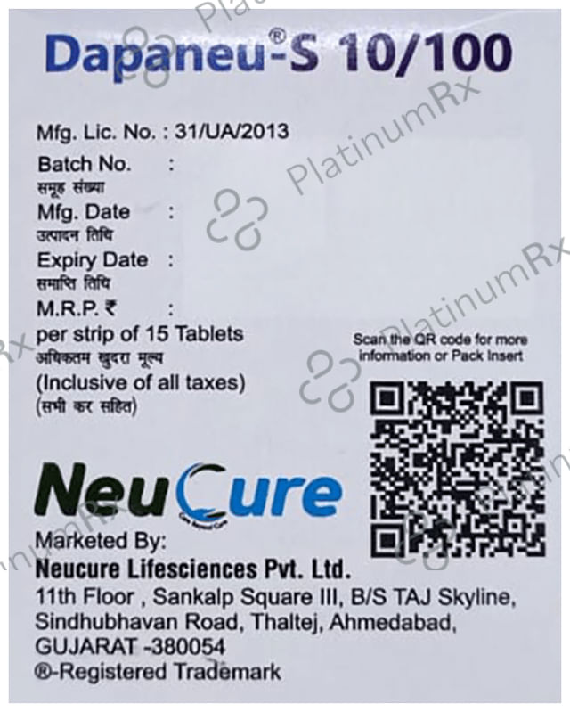 Dapaneu-S 10/100 Tablet