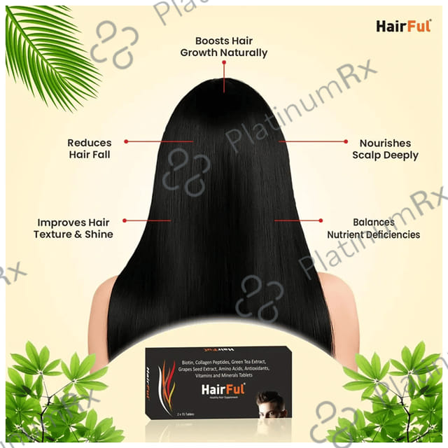 HairFul Tablet for Women & Men Hair Care