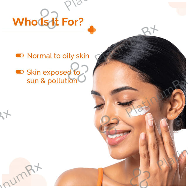 The Derma Co 1% Hyaluronic Sunscreen SPF 50 PA++++ Aqua Gel 80 gm