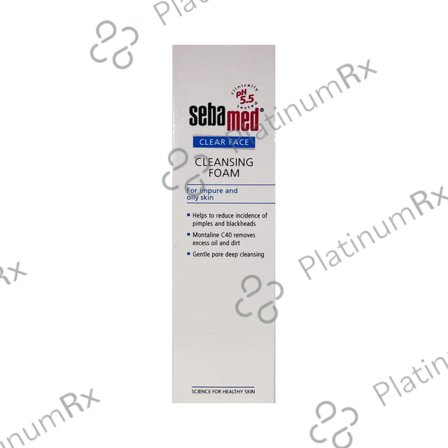 Sebamed Antibacterial Clear Face Cleansing Foam 50ml