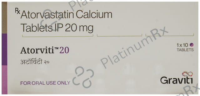 Atorviti 20mg Tablet 10s