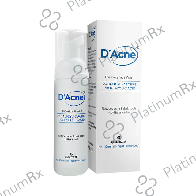 D Acne Foaming Face Wash 60ml