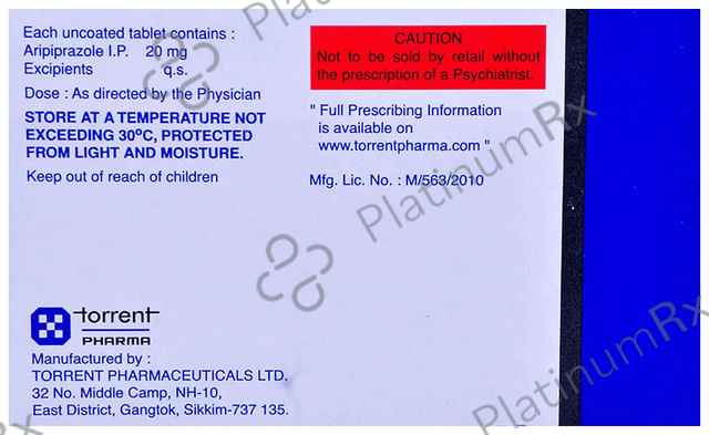 Arip MT 20mg Tablet 15s