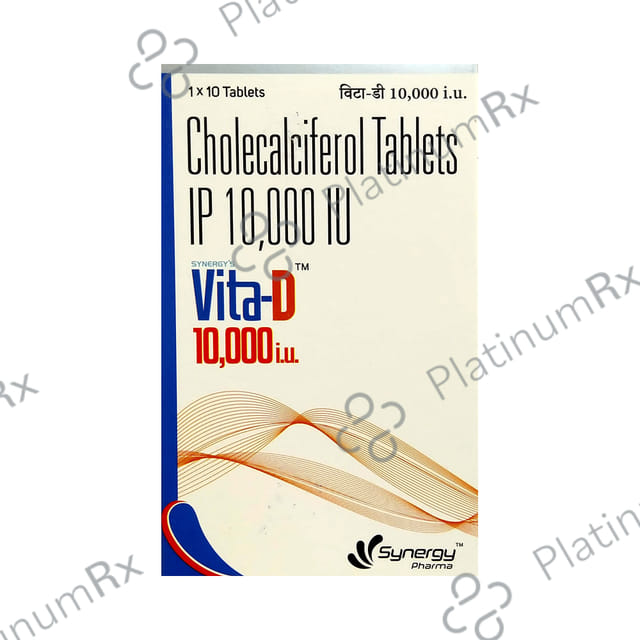Vita D 10000IU Tablet 10s