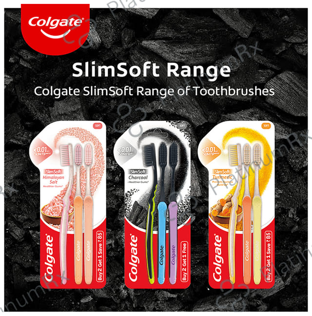 Colgate Slimsoft Charcoal Toothbrush