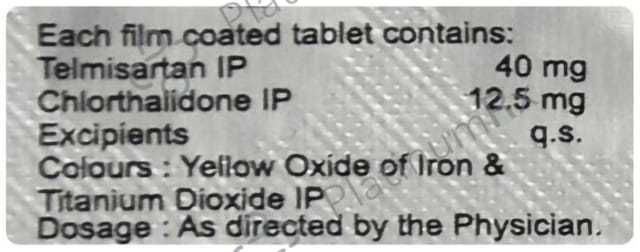 Telihep CT 40/12.5mg Tablet 15s