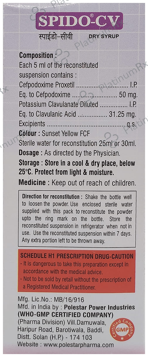 Spido CV Oral Suspension