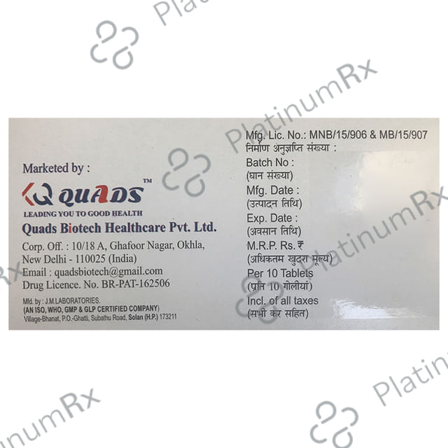 Qsart B25/40mg Tablet ER 10s