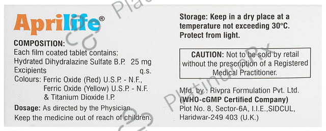 Aprilife 25mg Tablet