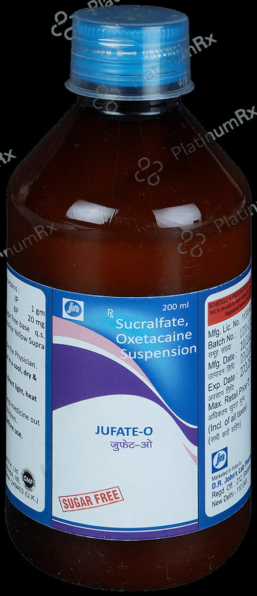 Jufate O 1000 mg/20 mg Suspension Sugar Free