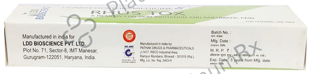LDD Bioscience Rhus Tox Ointment