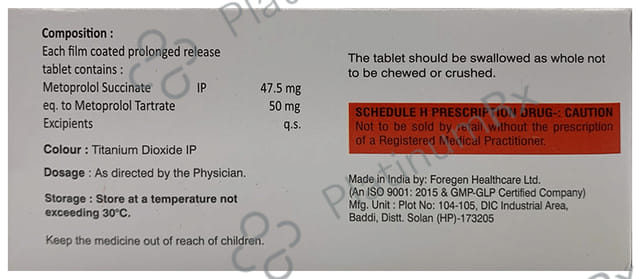Metotric 50mg Tablet SR