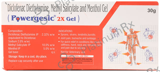 Powergesic 2X Gel 30gm