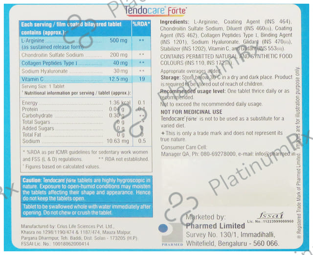Tendocare Forte Tablet 15s