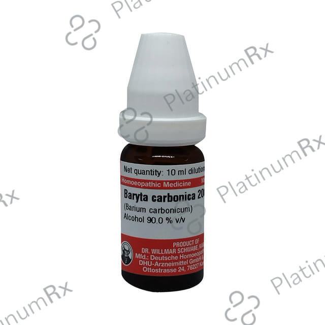 Dr Willmar Schwabe Germany Baryta Carbonica Dilution 200
